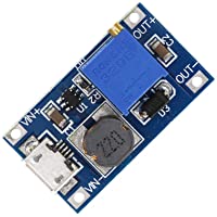 Calistouk - MT3608 DC-DC Step Up USB Boost Converter Module- Módulo de Refuerzo Ajustable Módulo de Aumento de Placa de…